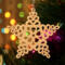 Handcrafted Victorian Style Fretwork Star Christmas Tree Ornament - Made In USA